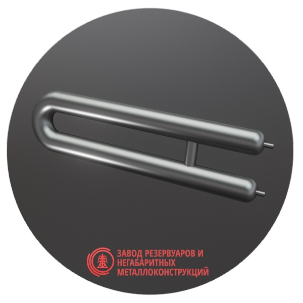 Регистры отопления двухрядные РЗЭ-2x159x4.0-5000 мм