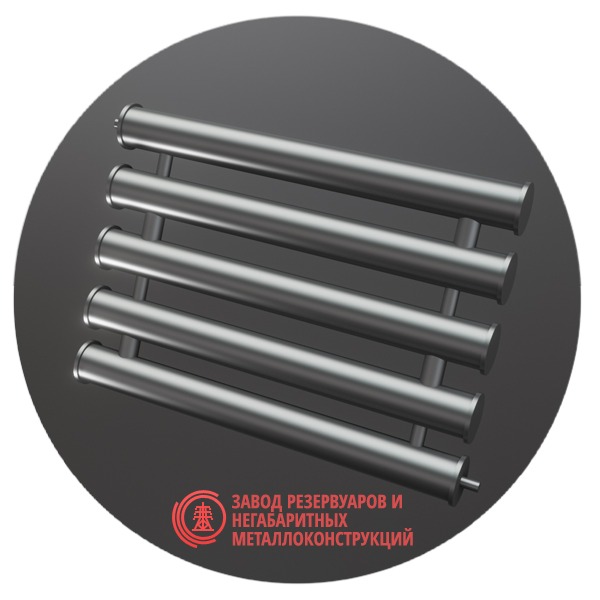 Регистры отопления пятирядные РСП-5x42x2.0-12000 мм